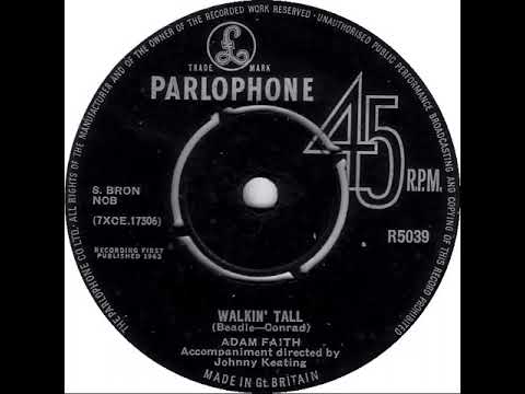 UK New Entry 1963 (140) Adam Faith - Walkin' Tall