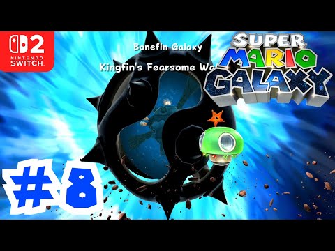 [4K] Super Mario Galaxy 100% Walkthrough Part 8 - Engine Dome #1
