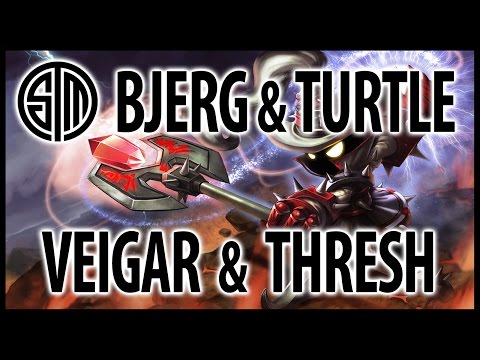 TSM Bjergsen & WildTurtle - Veigar & Thresh - S5 Worlds Korean bootcamp (2015.09.20)