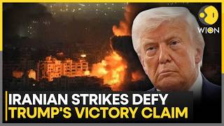 Download lagu US-Iran War: Iran Continues Strikes Despite Trump Claiming Victory in Iran War | WION mp3