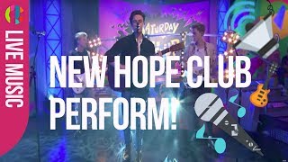 New Hope Club - Water | LIVE on Saturday Mash Up | CBBC