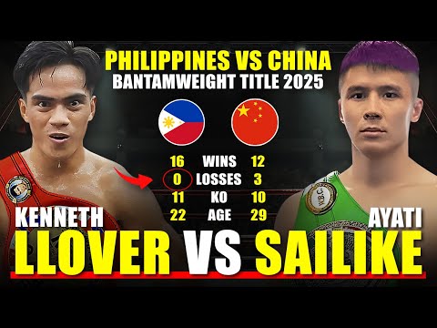 KENNETH LLOVER vs AYATI SAILIKE | 2025 BR*TAL 1ST ROUND KO | OPBF Bantamweight Title | PH vs China