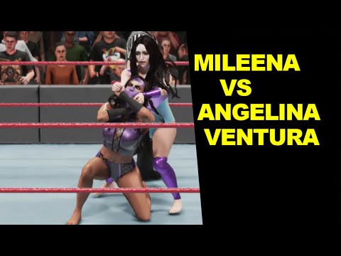WWE 2K19 Mileena vs Angelina Ventura - Knockout Match