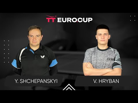 19:40 Yurii Shchepanskyi  - Vadym Hryban 29.03.2024 TT Euro.Cup Ukraine Elite. TABLE 3