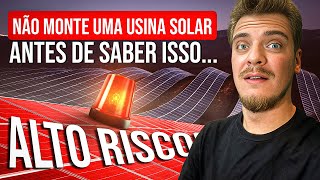 USINA DE INVESTIMENTO SOLAR Vale a Pena ou é Furada? Veja um EXEMPLO PRÁTICO!