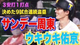 [分享] 周東佑京 追平隊史單月最多19次盜壘成功
