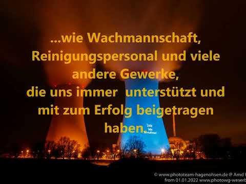 Kernkraftwerk Grohnde sagt Danke im Dezember 2021 und geht vom Netz.