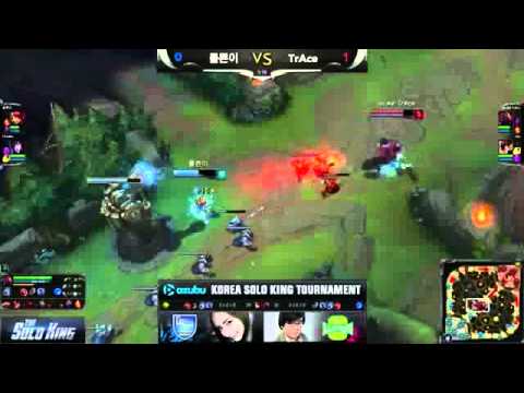 Korea Solo King Day 2 LOL Bunny Girl  v TrAce Game 2