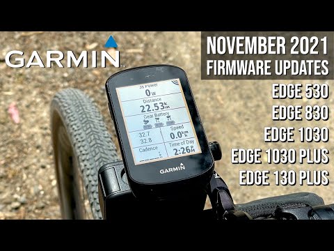 Garmin EDGE 530/830/1030/1030 Plus Firmware Updates [November 2021]