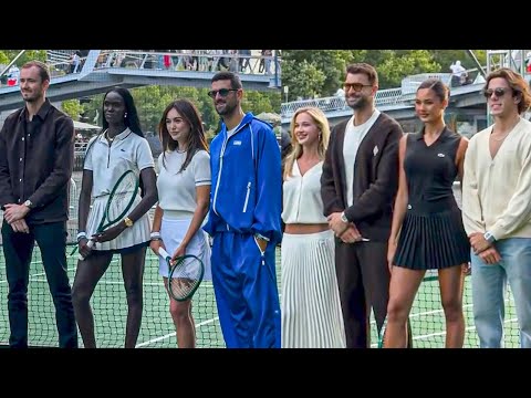Djokovic, Dimitrov, Medvedev, WTA & ATP Tennis on a Floating Court - Lacoste Event | AO 2026