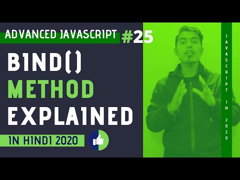 Bind Method in JavaScript in Hindi 2020