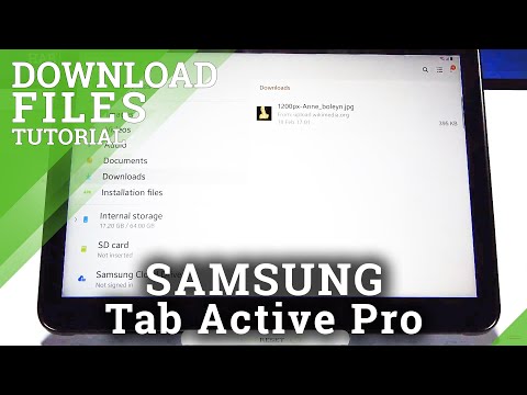 How to Locate Downloaded Files in SAMSUNG Galaxy Tab Active Pro