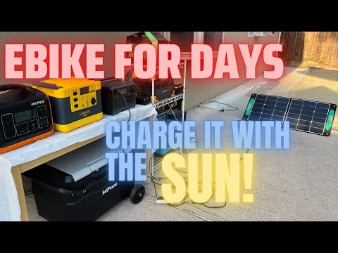 4 ways to charge your ebike off-grid - charge emtb from the car or while camping