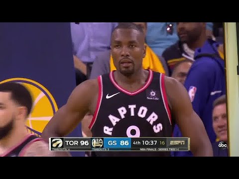 Serge Ibaka All Game Actions 2019 NBA Finals Game 3 Raptors vs Warriors Highlights