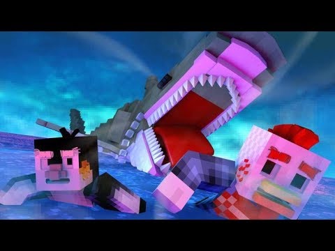 Final Shark Attack Battle Animated! (Minecraft Animation)