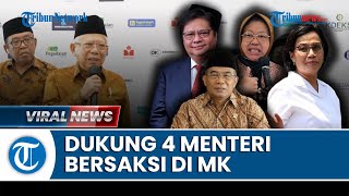 Dukung 4 Menteri Bersaksi di Sidang MK, Wapres Maruf Pastikan Tak Ada Arahan Khusus