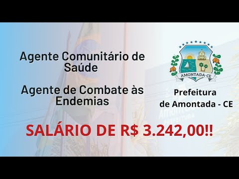 Prefeitura de Amontada - CE - Agente Comunitário de Saúde e Agente de Combate às Endemias ESP CE
