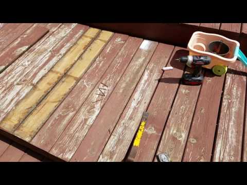 Cheapest way to fix old deck, no money!!!