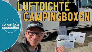 Luftdichte & wasserdichte Camping Boxen: Transportbox im Test - VW Bus