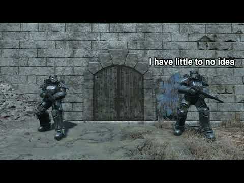Minuteman guards have a chat (Fallout 4)