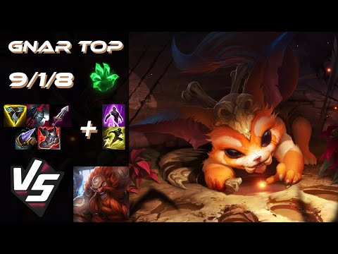 TOP Gnar vs Gragas - EU Grandmaster Patch 25.S2.1