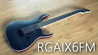 Video thumbnail for Ibanez RGAIX6FM - Metal/Djent mix test by Matthijs van den Hoven