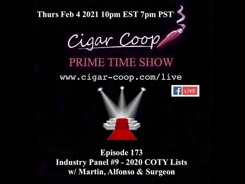 Prime Time Episode 173 – Industry Panel #9: 2020 Cigar of the Year Lists