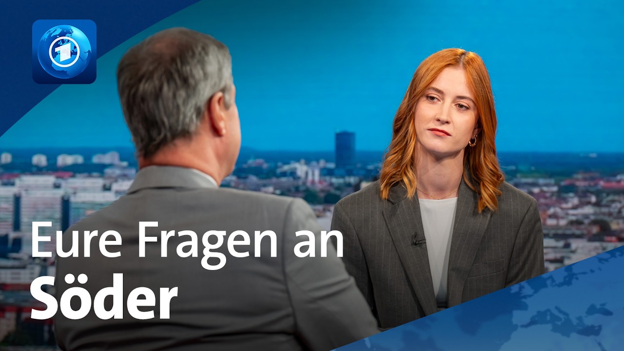 ARD-Sommerinterview: Markus Söder beantwortet eure Fragen