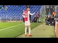 Hakim Ziyech got mad at Ajax supporters when they threw lighters on the opponent