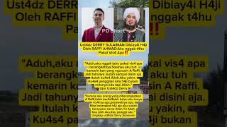 Download lagu Raffi berangkatkan ustadz Derry Haji #shorts #pdmusik mp3