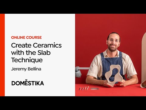Criação de cerâmica com a técnica de laje - Curso de Jeremy Bellina | Domestika English