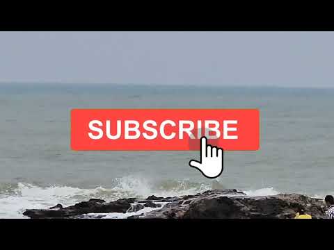 Cute Bheemili Beach Wonderful Waves  ⛱️ Life ❤️ 😍 #beachlove