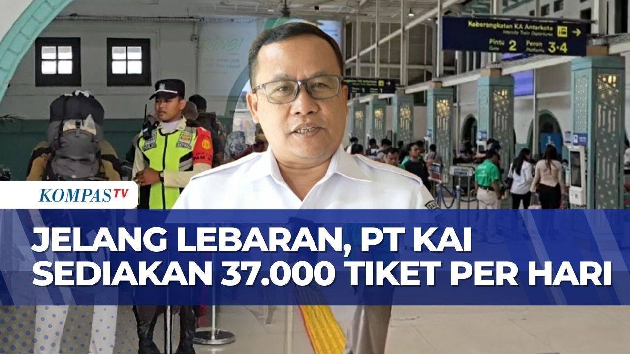 KAI Operational Area 1 Jakarta Provides 37,000 Train Tickets for Eid Homecoming per Day | JMP