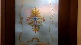 Vetrate artistiche per porte Vincenzo Greco.