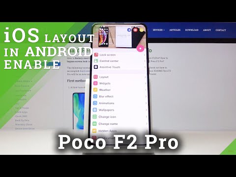 How to Download and Install iOS Launcher on XIAOMI Poco F2 Pro – iOS Layout in Android