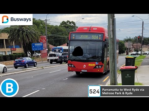 Busways Ryde 2178 ST Mercedes Benz O500LE CNG Custom Coaches CB60 EVOII Bus ride.