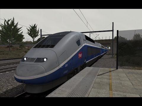TGV from Avigon to Marseille Saint-Charles 1000xp (Train Simulator 2016)