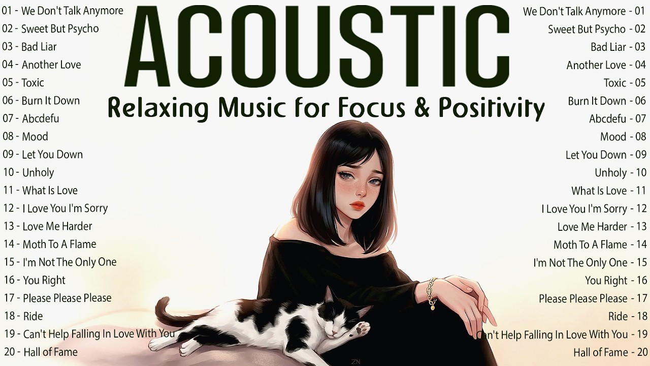 Acoustic Songs With Lyrics 2026 🎧 Fresh Morning Energy 🎧 Relaxing Music for Focus & Positivity