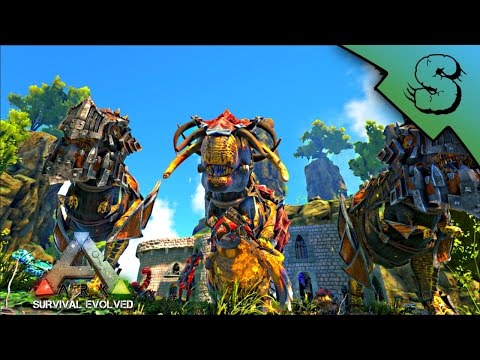 PIMP MY DINOS MOD! EPIC ARMORED DINOS! | Modded ARK: Annunaki Genesis [Center Map E11]