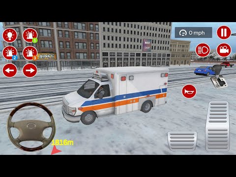 Ambulance Rescue Driver 2021 - Emergency Rescue Service Simulator -   Android Gameplay