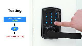 How to program Signstek ST-668 Plus Touchscreen Keypad Door Handle with Lock Key