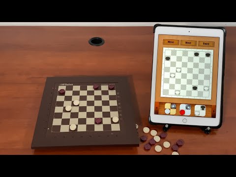 Saitek Electronic Checkers Computer 1988 -- Gadgetify - YouTube