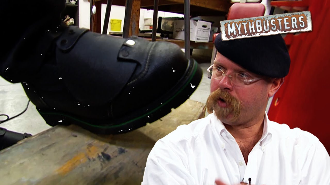 Do Steel Toe Boots Really Protect Your Toes? | MythBusters