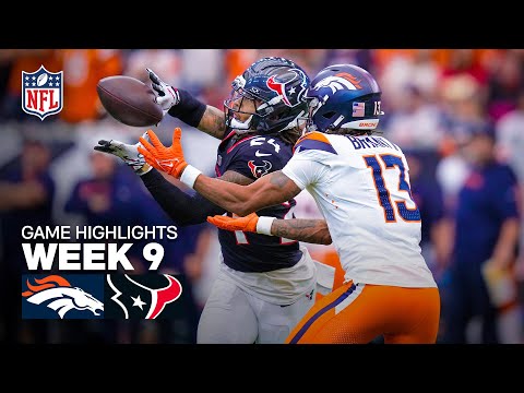Denver Broncos vs Houston Texans Game Highlights | 2025 NFL Season Week 9