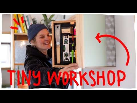A Tiny Workshop for my Tiny House (Essential Tool Cabinet)
