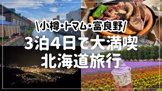 【夏の北海道を満喫】3泊4日でここまで回れる！絶景×グルメ×雲海の最強ルート　雲海テラス｜星野リゾートトマム｜ファーム富田｜小樽運河