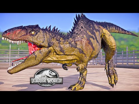 Dominion Giganotosaurus VS All Large Carnivore Dinosaurs - Jurassic World Evolution