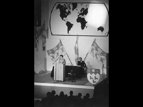 Han Suyin - October 1968 Beatty Lecture at McGill University