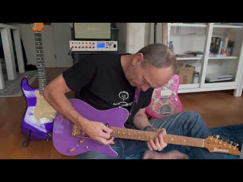 Ibanez Lari Basilio LB1, purple