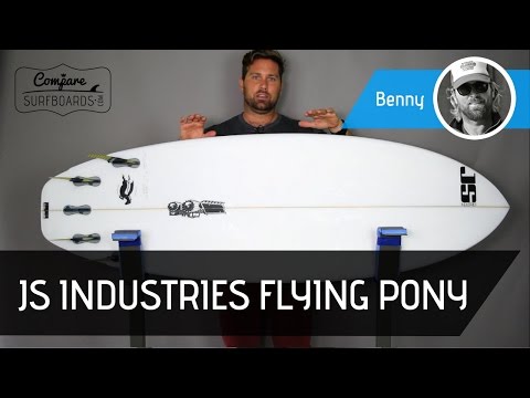 JS Industries Flying Pony Surfboard Review + FCS2 Stretch Quad Fins | Compare Surfboards